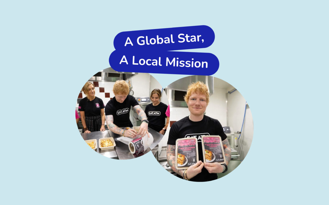 A Global Star, A Local Mission: Ed Sheeran Helps Launch Meals Labelled by Reflex